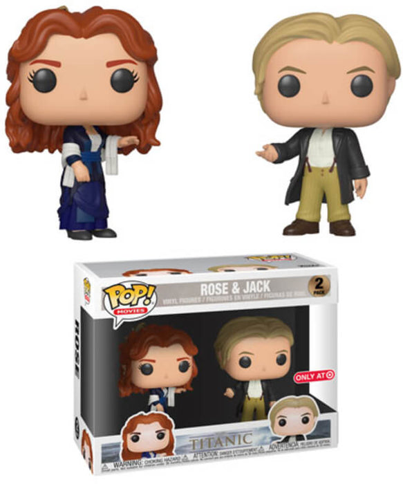 Funko POP! Movies: Titanic - Jack & Rose (Target Missing Sticker)(Damaged Box)[2 Pack]