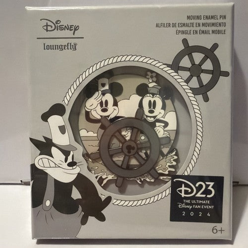Loungefly Steamboat Willie D23  Enamel Pin