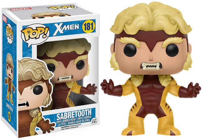 Funko POP! Xmen: Sabretooth (Damaged Box) #181