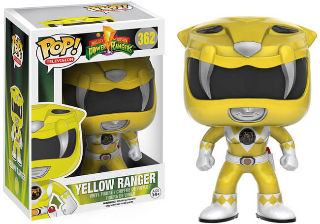 Funko POP! Television: Power Rangers - Yellow Ranger (Damaged Box) #362