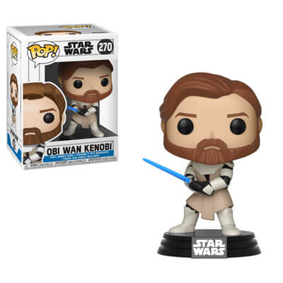 Funko POP! Star Wars: Clone Wars - Obi Wan Kenobi (Damaged Box) #270