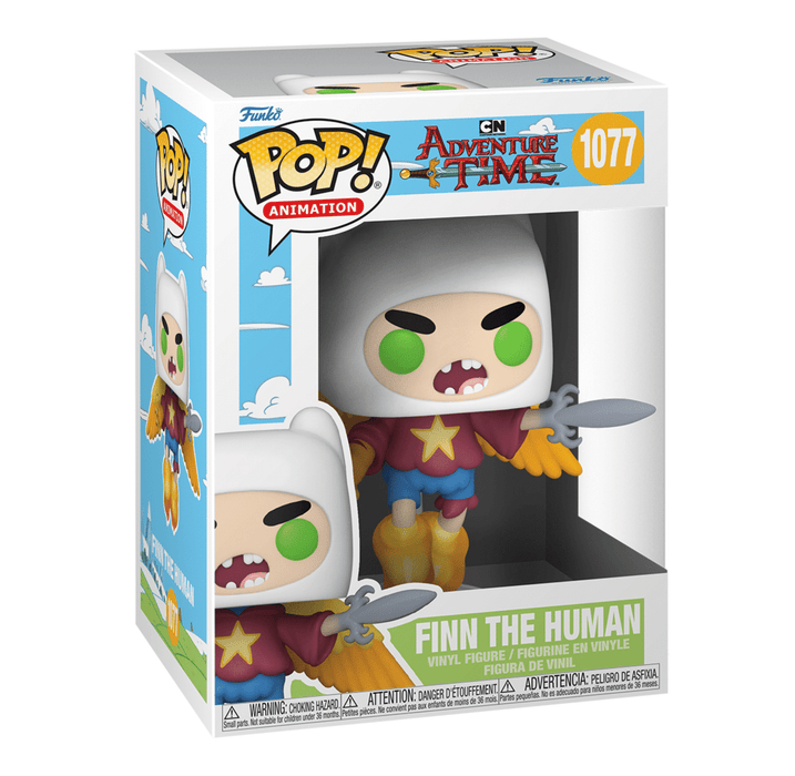 Funko POP! Animation: Adventure Time - Finn The Human (Damaged Box) #1077