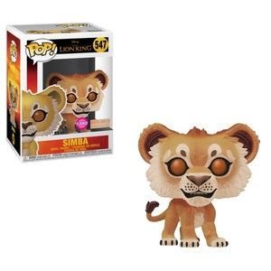 Funko POP! Disney: The Lion King - Simba (Flocked)(BoxLunch) #547