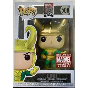 Funko POP! Marvel 80 Years - Loki (Marvel Collector Corps) #508