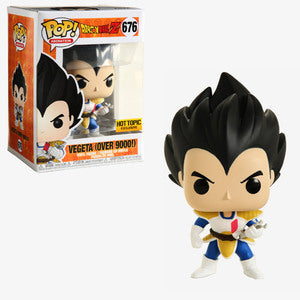 Funko POP! Animation: Dragonball Z - Vegeta (Over 9000!)(Hot Topic) #676