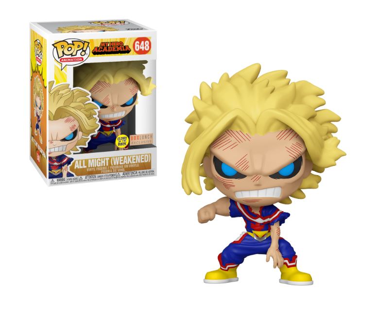 Funko POP! Animation: My Hero Academia - All Might Weakened (GiTD)(BoxLunch) #648