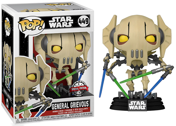 Funko POP! Star Wars: General Grievous (Special Edition)(Damaged Box) #449