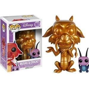 Funko POP! Disney: Mushu & Cricket (Tom's Model Exclusive) #167