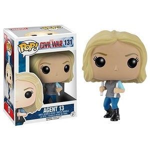 Funko POP! Marvel: Captain America Civil War - Agent 13 (Damaged Box) #131