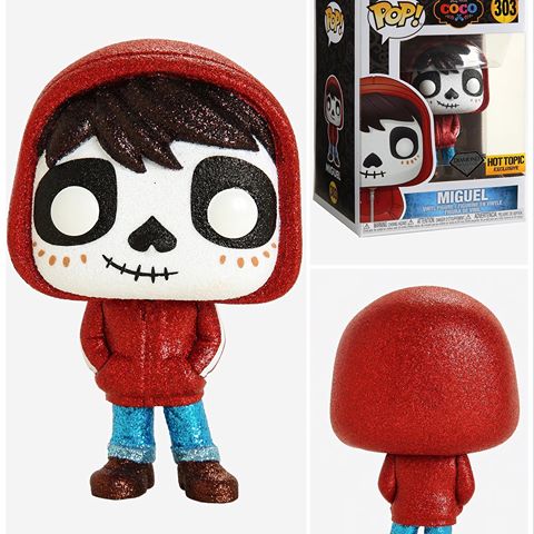 Funko POP! Disney Pixar: COCO - Miguel (Diamond Collection)(Hot Topic)(Damaged Box) #303
