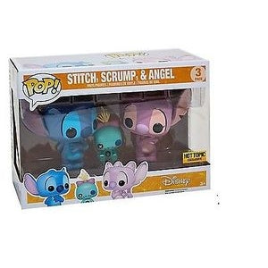 Funko POP! Disney: Stitch, Scrump, & Angel (Hot Topic) [3-Pack]