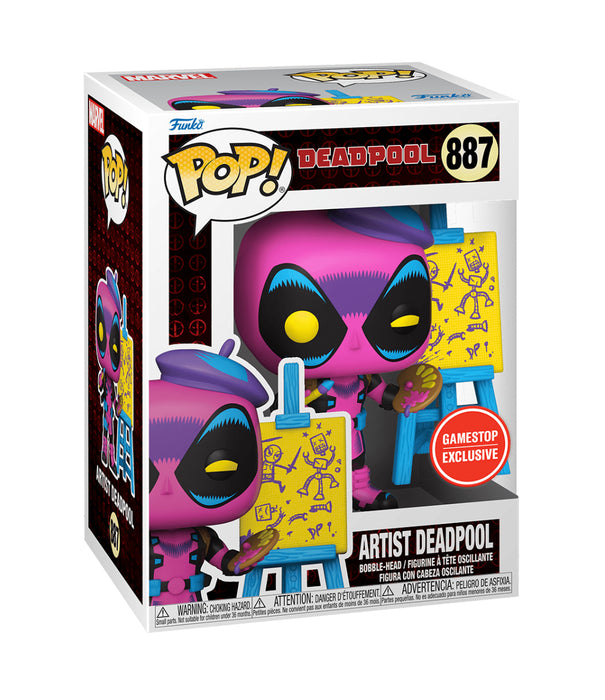 Funko POP! Deadpool: Artist Deadpool (GameStop) #887