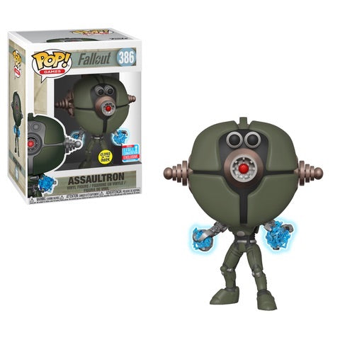 Funko POP! Games: Fallout- Assaultron (GiTD)(2018 Fall Convention) #386