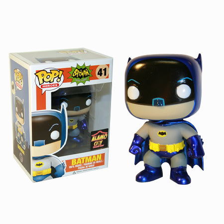 Funko POP! Heroes: Batman Classic TV Series - Batman (Alamo City Comic Con)(Damaged Box) #41