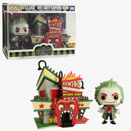 Funko POP! Town: Beetlejuice - Beetlejuice w/ Dantes's Inferno Room (Hot Topic)(Damaged Box) #06
