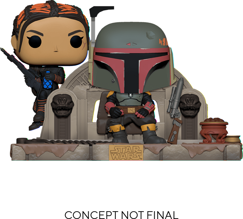Funko POP! Star Wars: Boba Fett & Fennec On Throne #486
