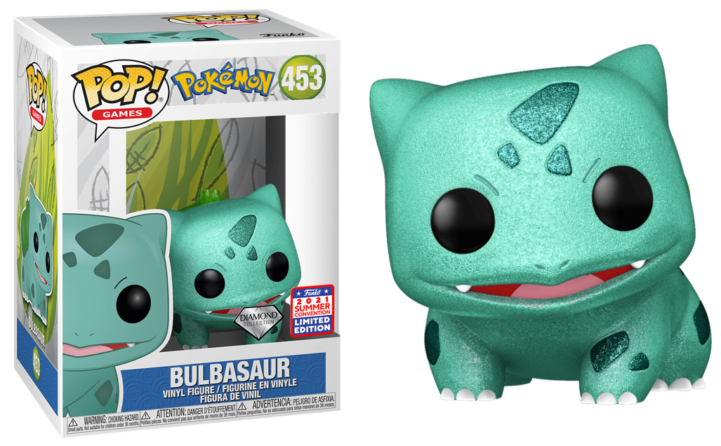 Funko POP! Games: Pokemon - Bulbasaur (Diamond)(2021 Summer Convention) #453