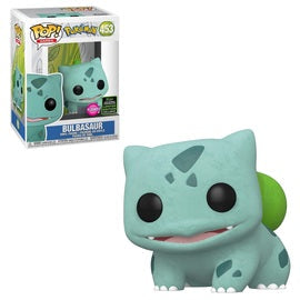Funko POP! Games: Pokemon - Bulbasaur (Flocked)(2020 Spring Convention)(Damaged Box) #453