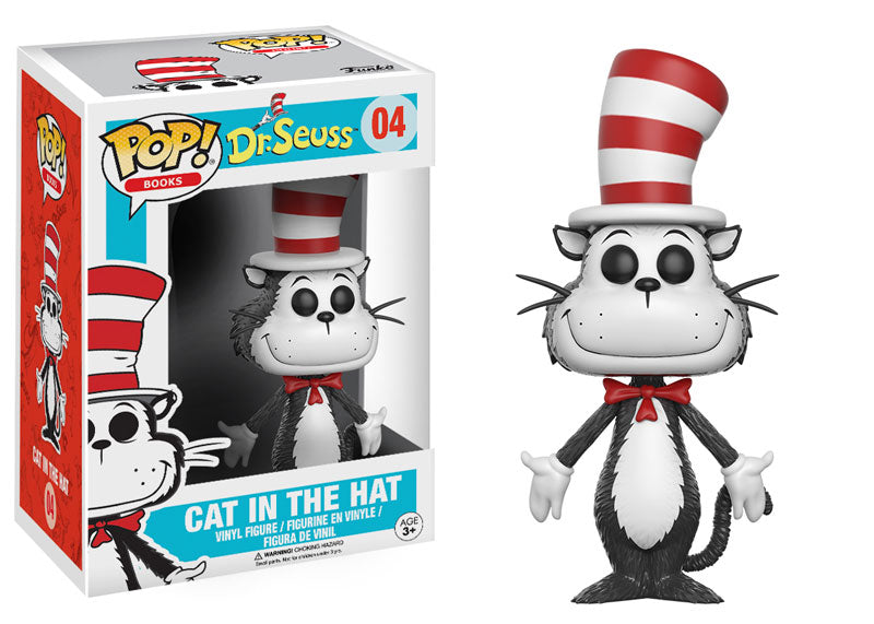 Funko POP! Books: Dr. Seuss - Cat in The Hat (Damaged Box) #04