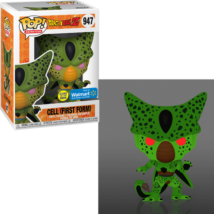 Funko POP! Animation: Dragon Ball Z - Cell [First Form](GiTD)(Walmart) #947