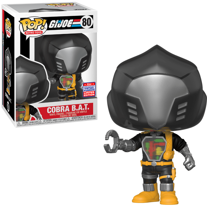 Funko POP! Retro Toys: G.I. Joe - Cobra B.A.T (2021 Virtual Funkon) #80