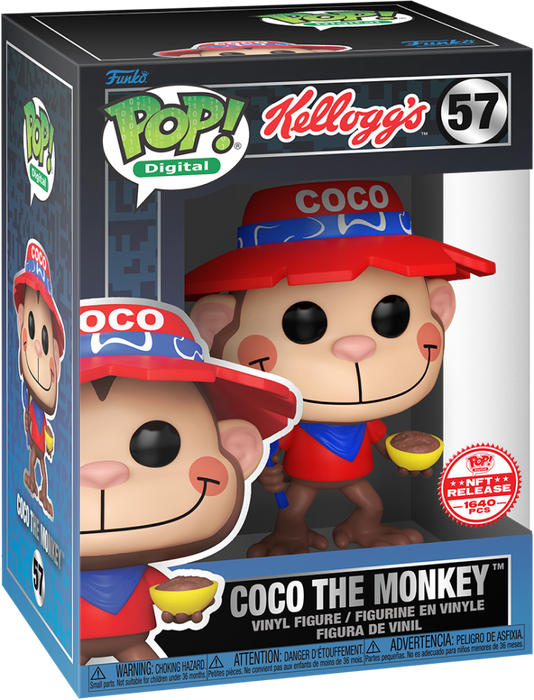 Funko POP! Digital: Kellogg's - Coco The Monkey (NFT Release)(1640 PCS) #57