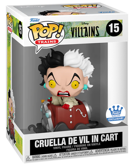 Funko POP! Trains: Disney Villains - Cruella De Vil In Cart (Funko) #15