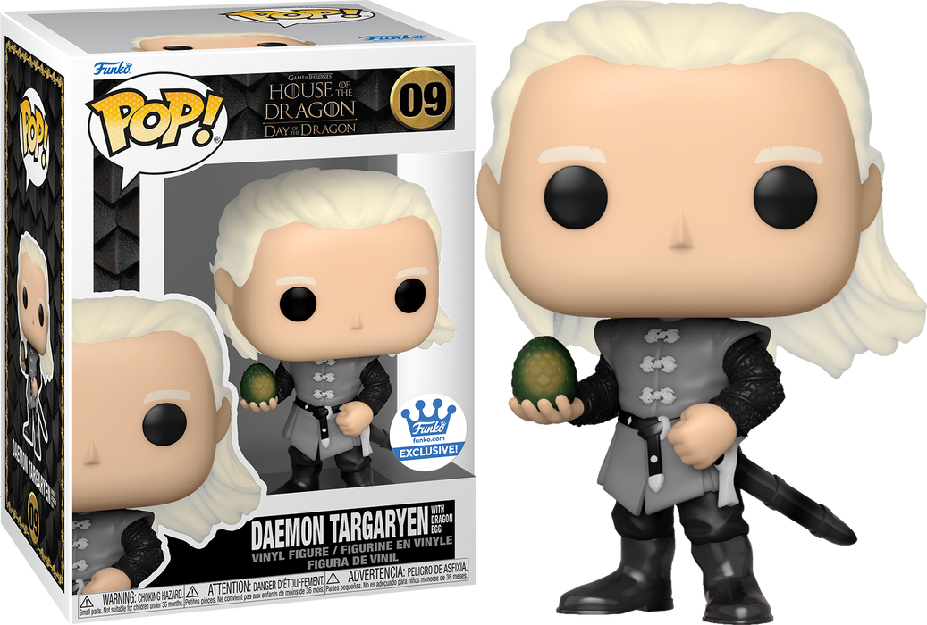 Funko POP! House of The Dragon - Daemon Targaryen with Dragon Egg (Funko) #09