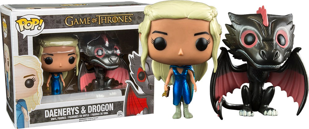 Funko POP! Game of Thrones: Daenerys & Drogon (Exclusive Limited Edition)(Damaged Box)
