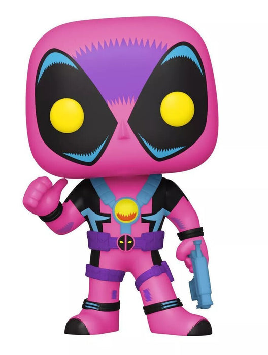 Funko POP! Marvel: Deadpool [Black Light](Target)(Damaged Box) #801