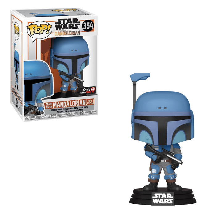 Funko POP! Star Wars: The Mandalorian - Death Watch Mandalorian (Two Stripes)(GameStop) #354