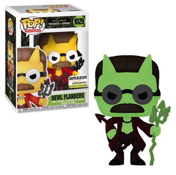 Funko POP! Television: The Simpsons Treehouse of Horror - Devil Flanders (GiTD)(Amazon) #1029