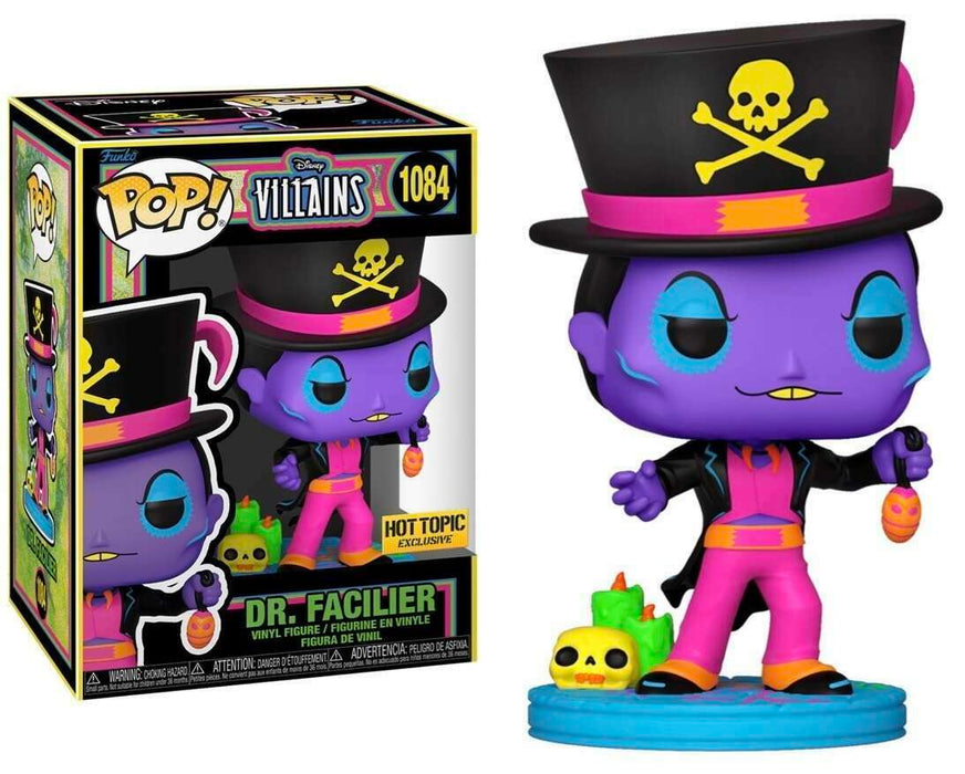 Funko POP! Disney: Villains - Dr. Facilier [Black Light](Hot Topic) #1084