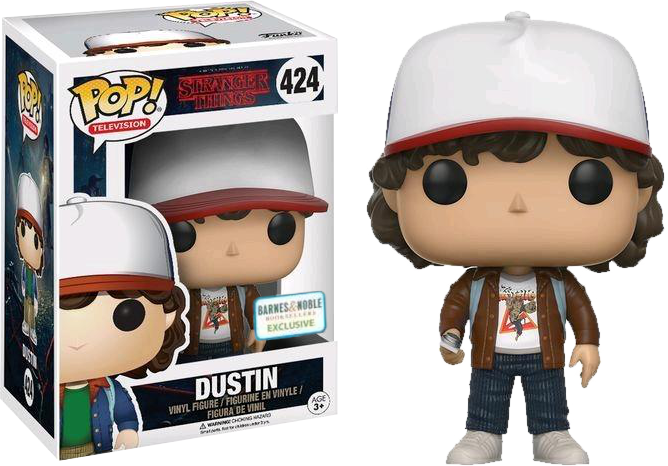 Funko POP! Television: Stranger Things - Dustin (B&N) #424