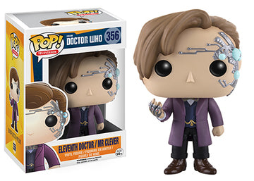 Funko POP! Television: Doctor Who - Eleventh Doctor/ Mr Clever (Damaged Box) #356