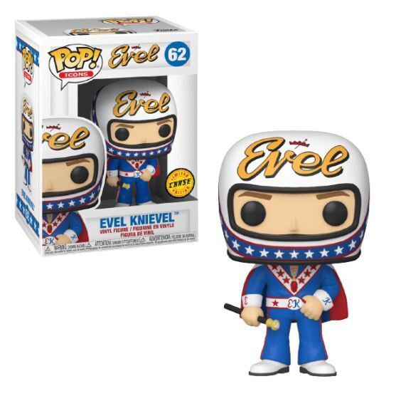 Funko POP! Icons: Evel - Evel Knievel (CHASE) #62