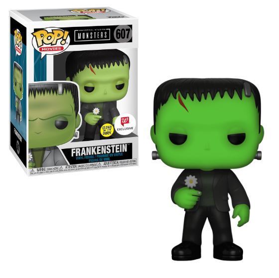 Funko POP! Movies: Monsters - Frankenstein (GITD)(Walgreens)(Damaged Box) #607