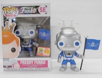 Funko POP! Freddy Funko [Blue Space Robot](2018 SDCC)(Damaged Box*) #SE