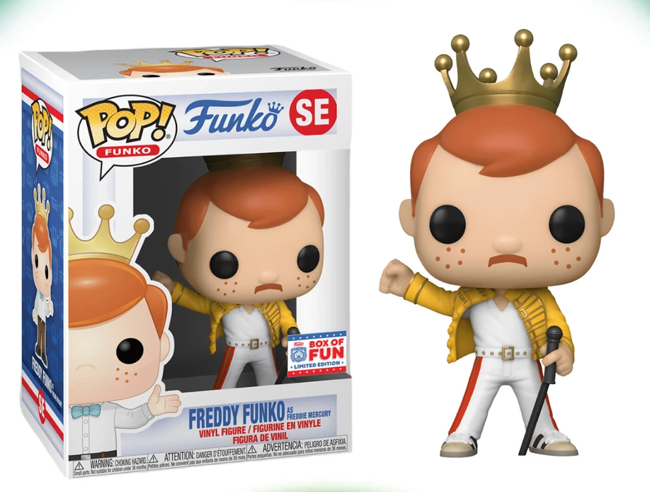 Funko POP! Freddy Funko As Freddie Mercury (Box of Fun 3000 Pcs) #SE