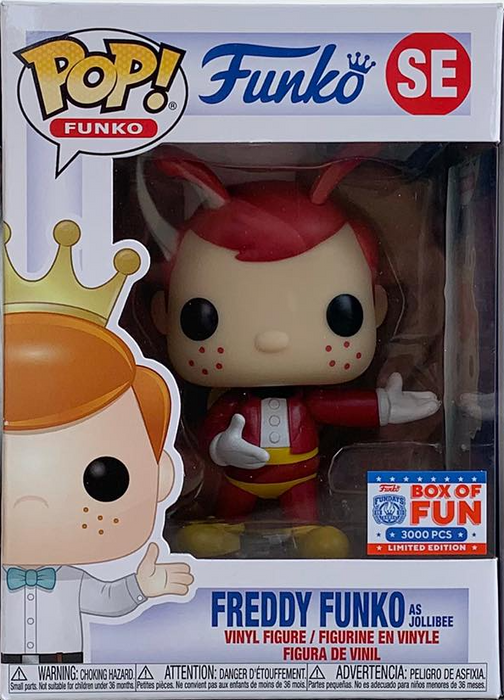 Funko POP! Freddy Funko As Jollibee (Box Of Fun 3000 PCS)(Damaged Box) #SE
