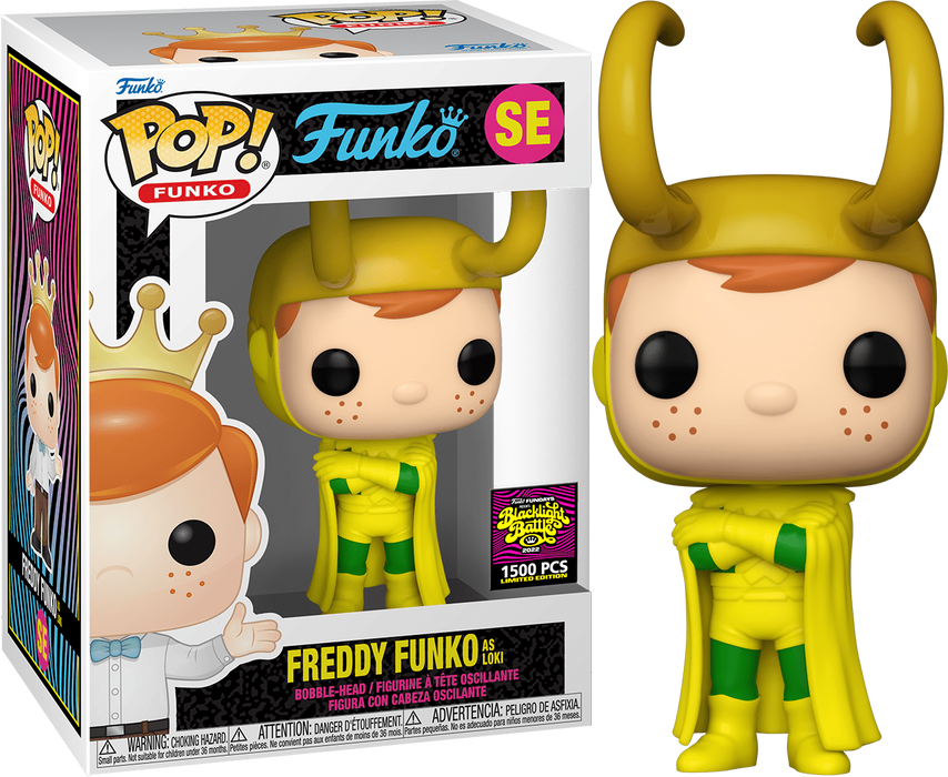 Funko POP! Freddy Funko As Loki (2022 Blacklight Battle)(1500 PCS) #SE