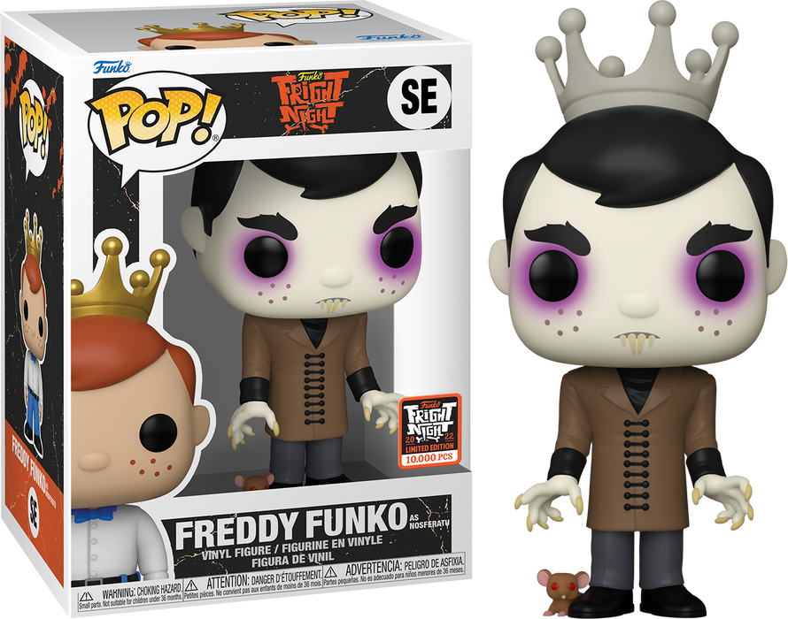 Funko POP! Fright Night: Freddy Funko As Nosferatu (2022 Fright Night)(10,000 PCS)(Damaged Box) #SE