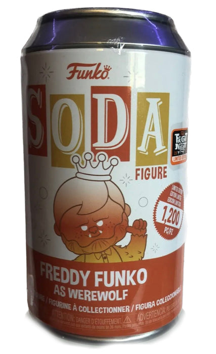 Funko POP! Soda Figure: Freddy Funko As Werewolf (2022 Fright Night)(1,200 PCS)