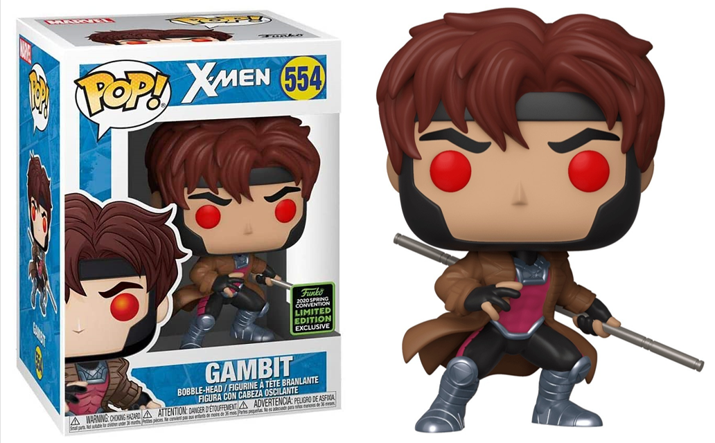 Funko POP! Marvel: X-Men - Gambit [with Bo-Staff](2020 Spring Convention) #554