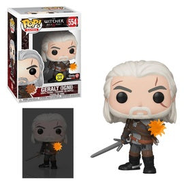 Funko POP! Games: The Witcher Wild Hunt - Geralt [Igni](GiTD)(GameStop) #554