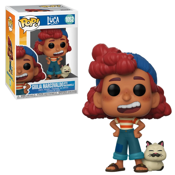 Funko POP! Disney Pixar: Luca - Giulia Marcovaldo With Machiavelli #1052