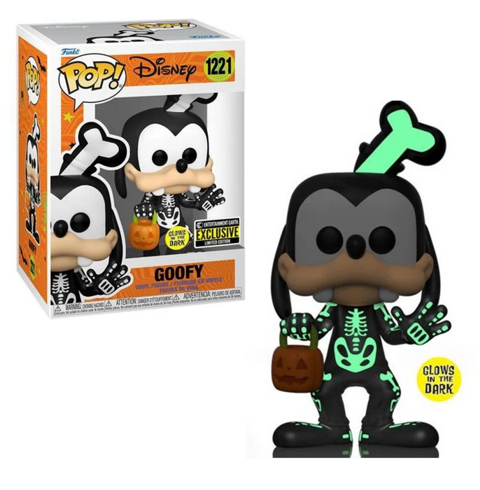 Funko POP! Disney: Goofy [Skeleton](GiTD)(Entertainment Earth) #1221