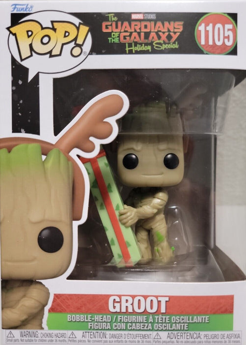 Funko POP! Marvel: The Guardians of The Galaxy Holiday Special - Groot #1105