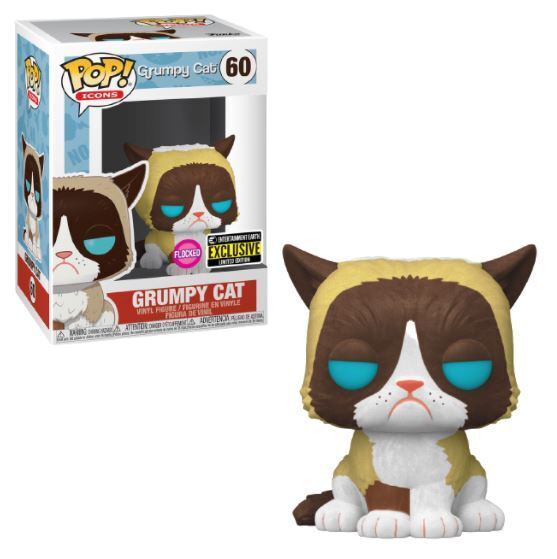 Funko POP! Icons: Grumpy Cat (Entertainment Earth)(Flocked) #60