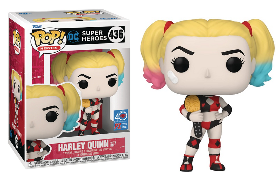 Funko POP! Heroes: DC Super Heroes - Harley Quinn (PX Previews) #436